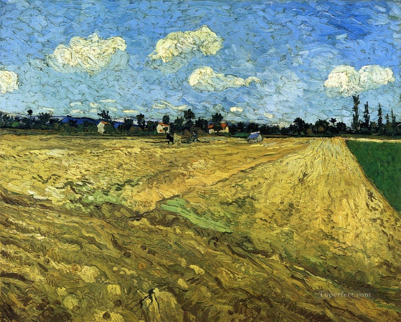 The Ploughed Field Vincent van Gogh Oil Paintings